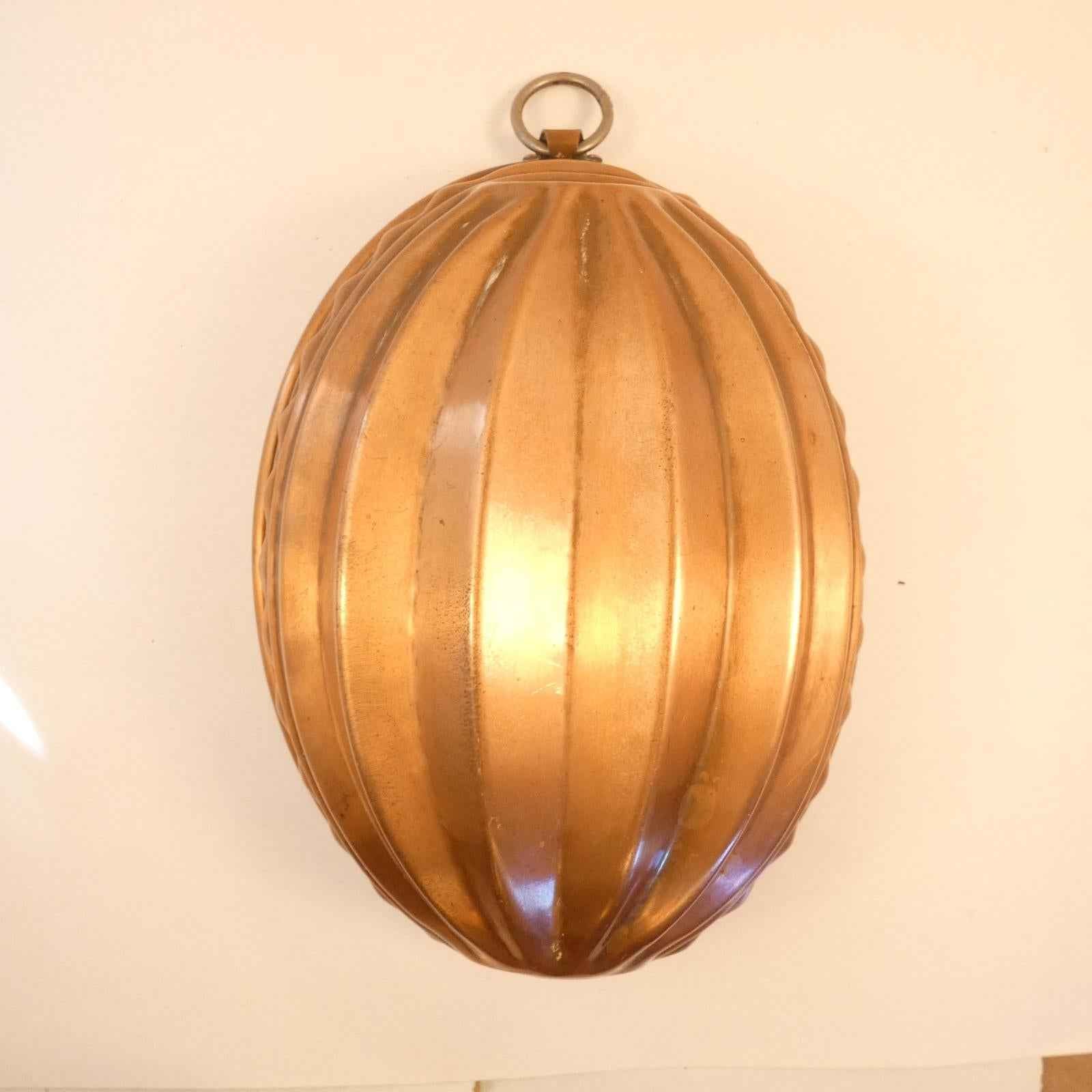 Wagner Antique Copper Pan/Mold made in West  Germany 1950's, 8.5in x 6.5in x - Shop Under The Cedar