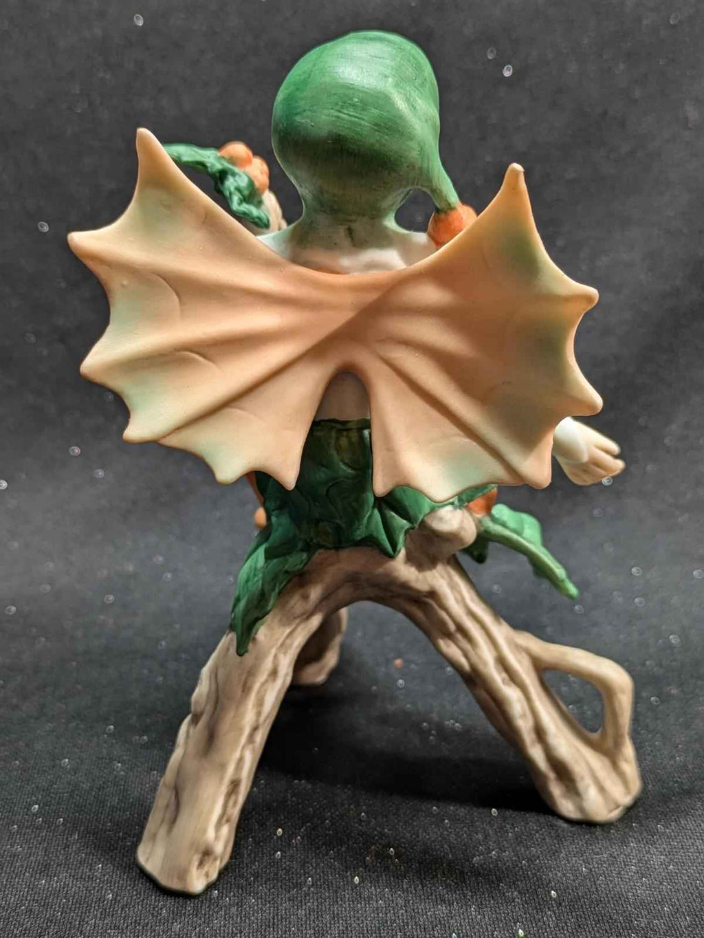 Delightful Porcelain Holly Fairy Figurine from the Cicely Mary Barker Flower Fairies™ Collection made in 1988 - Shop Under The Cedar