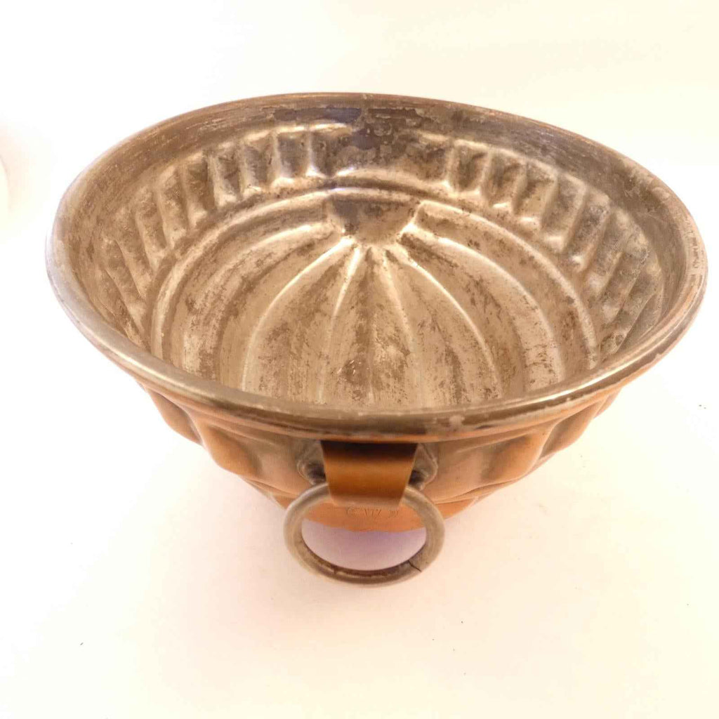 Wagner Antique Copper Pan/Mold made in West  Germany 1950's, 8.5in x 6.5in x - Shop Under The Cedar