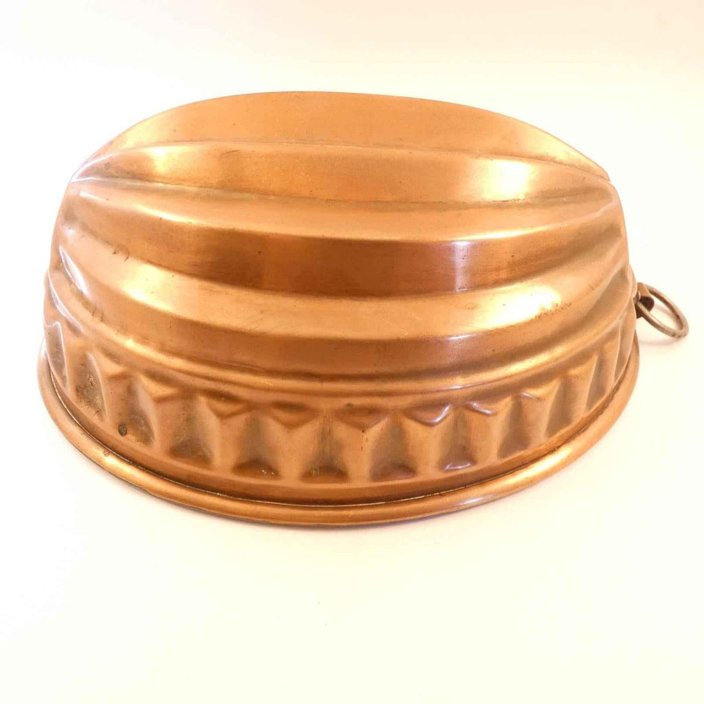 Wagner Antique Copper Pan/Mold made in West  Germany 1950's, 8.5in x 6.5in x - Shop Under The Cedar