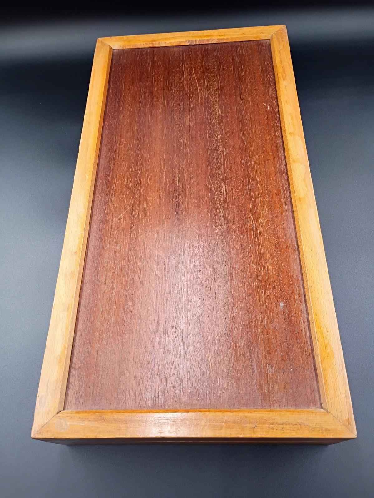 Handmade Wooden Inlaid Backgammon Set 19 In X 10 In X 3In Perfect Christmas Pres