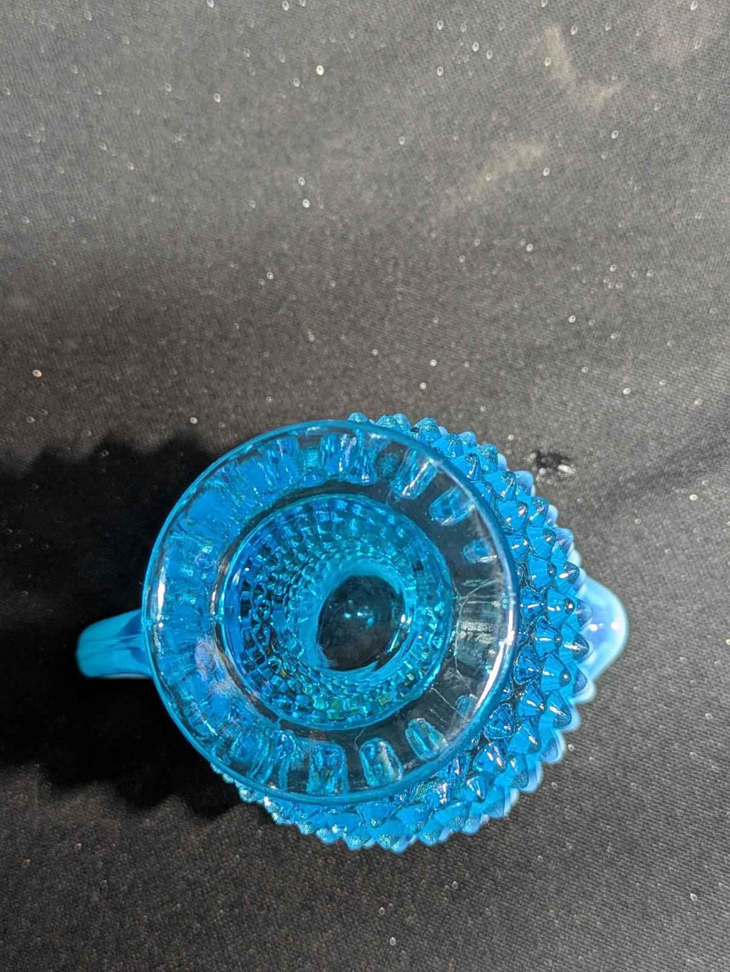 Vintage Fenton Blue Hobnail Glass Sugar & Creamer Set - Shop Under The Cedar