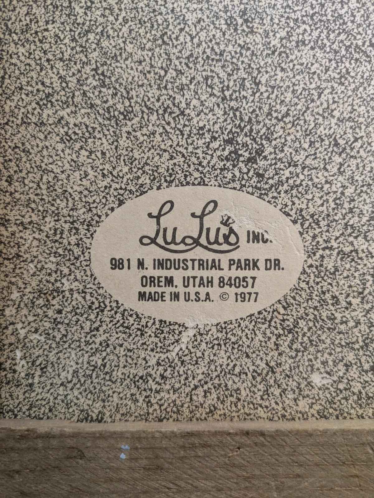 Vintage Painted Glass Framed Art/Shadow Box/Silhoutte Trees/LuLus Inc./70's.  Artist Virgil Thrasher - Shop Under The Cedar