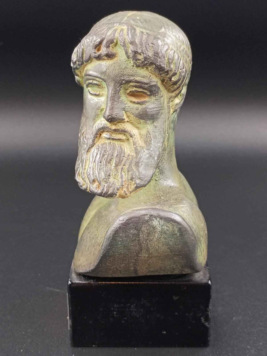 Artemision Zeus or Poseidon bust sculpture statue - Ancient Greek Olympian Gods