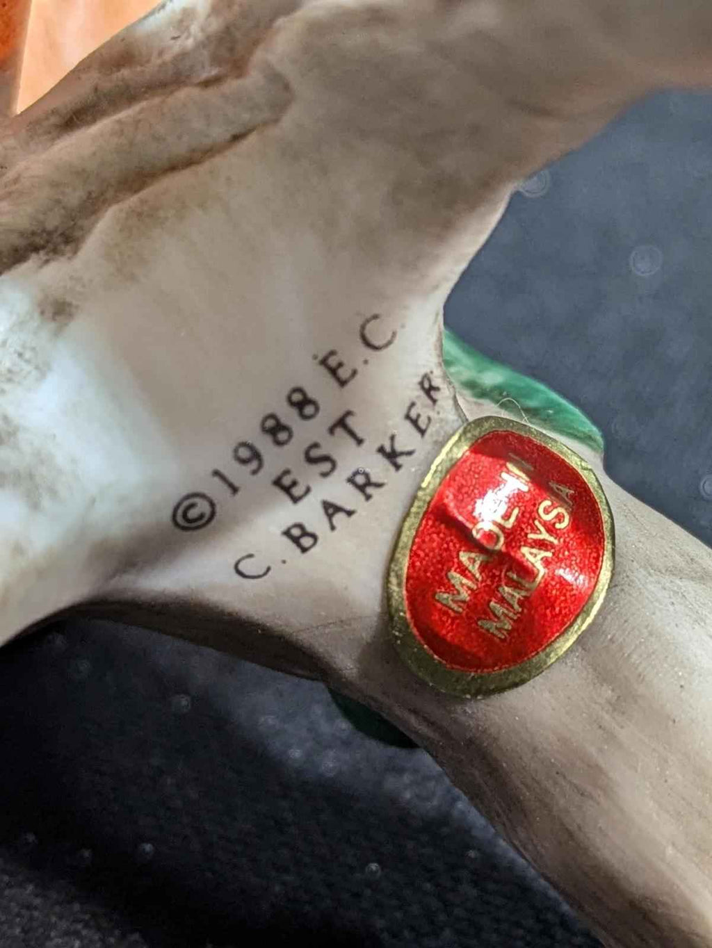 Delightful Porcelain Holly Fairy Figurine from the Cicely Mary Barker Flower Fairies™ Collection made in 1988 - Shop Under The Cedar