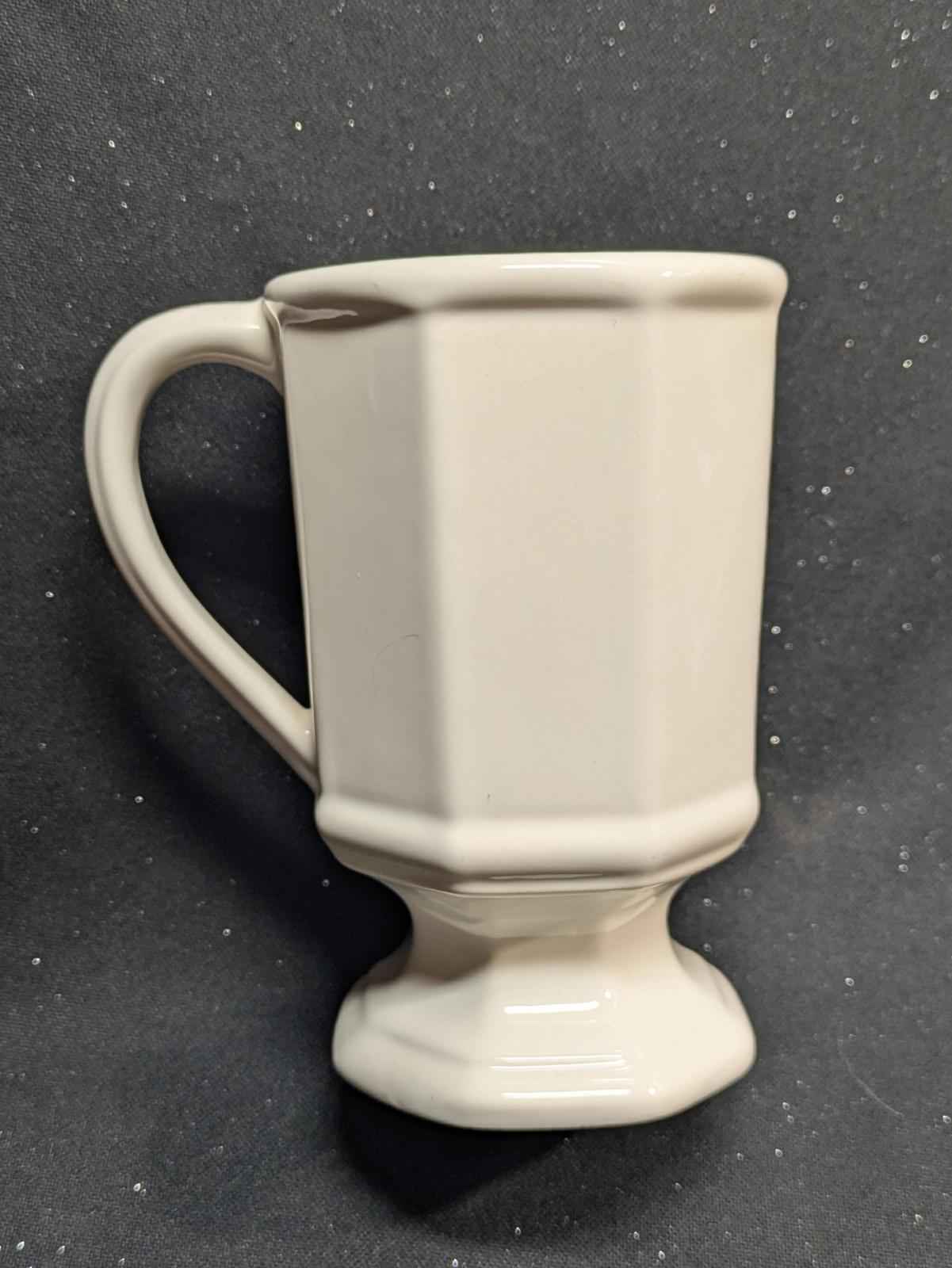 Set of 8 PFALTZGRAFF Christmas Tree HERITAGE Footed Pedestal Mugs Irish Coffee - Shop Under The Cedar