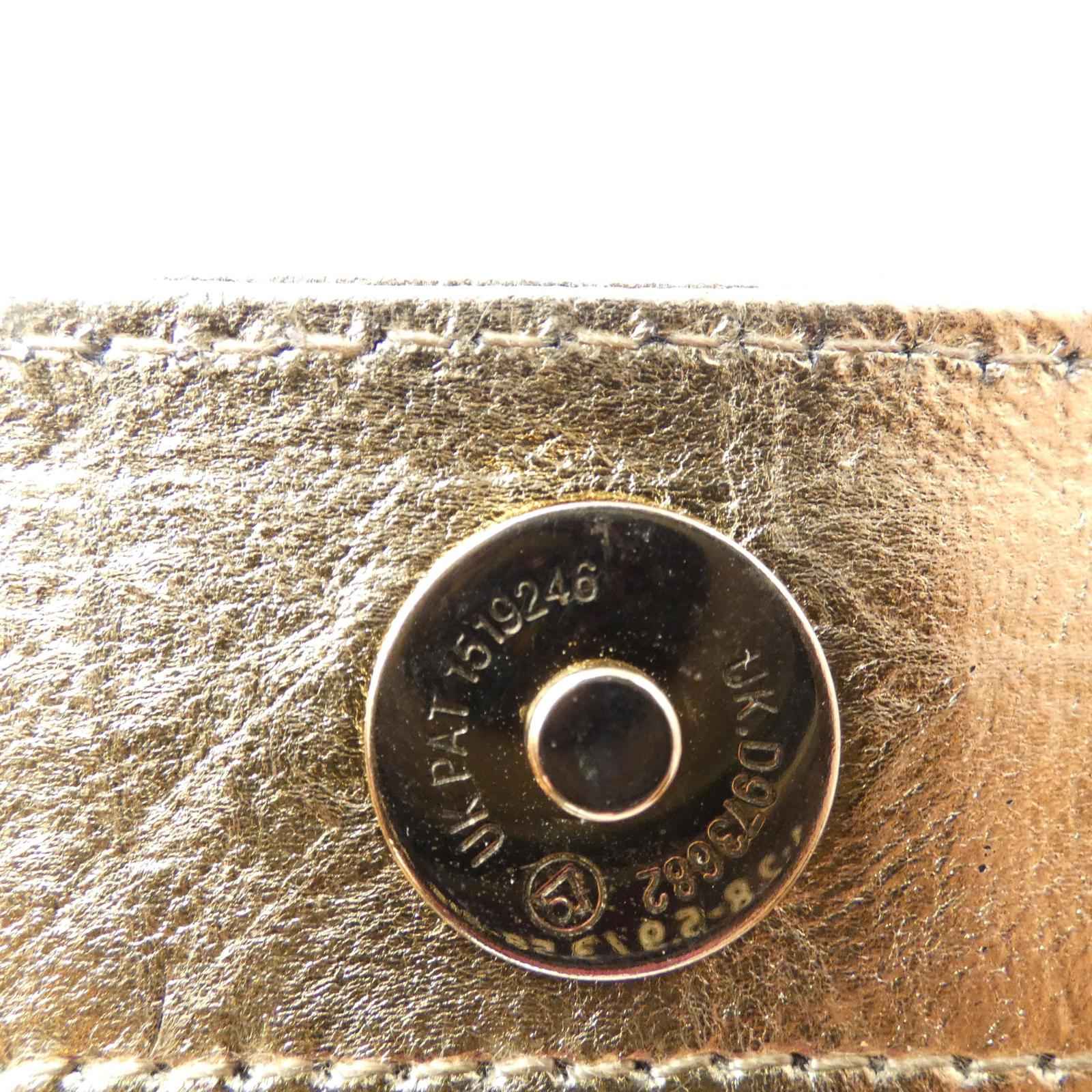 Whiting Davis International Gold Metal Mesh Structured Crossbody/Clutch with - Shop Under The Cedar