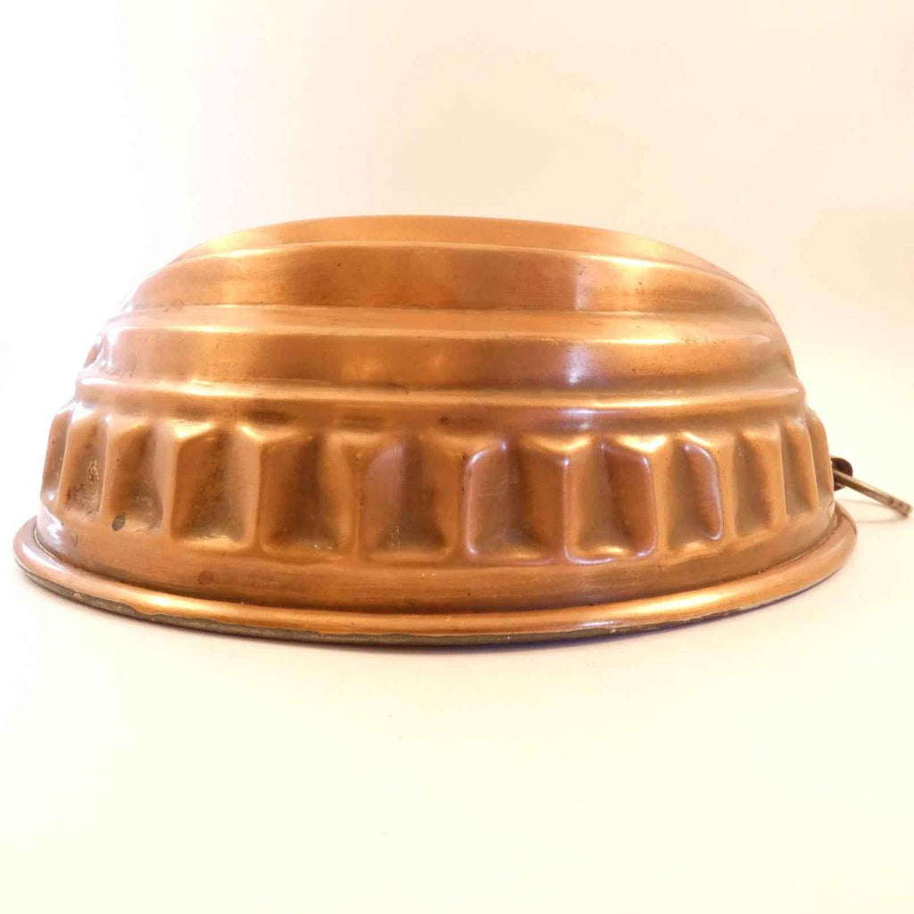 Wagner Antique Copper Pan/Mold made in West  Germany 1950's, 8.5in x 6.5in x - Shop Under The Cedar