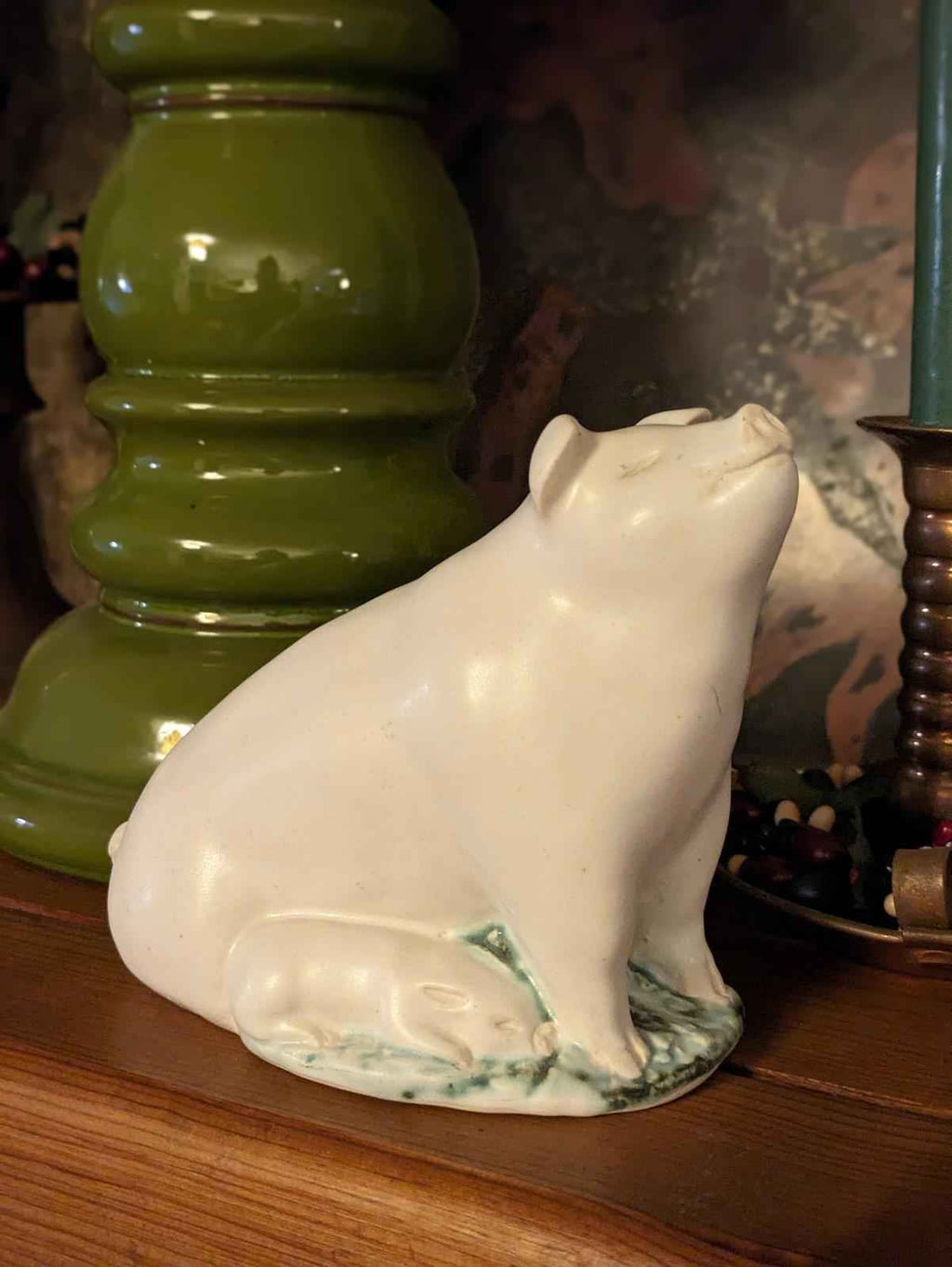 Andersen design studio, mother pig with piglet figurine - Shop Under The Cedar