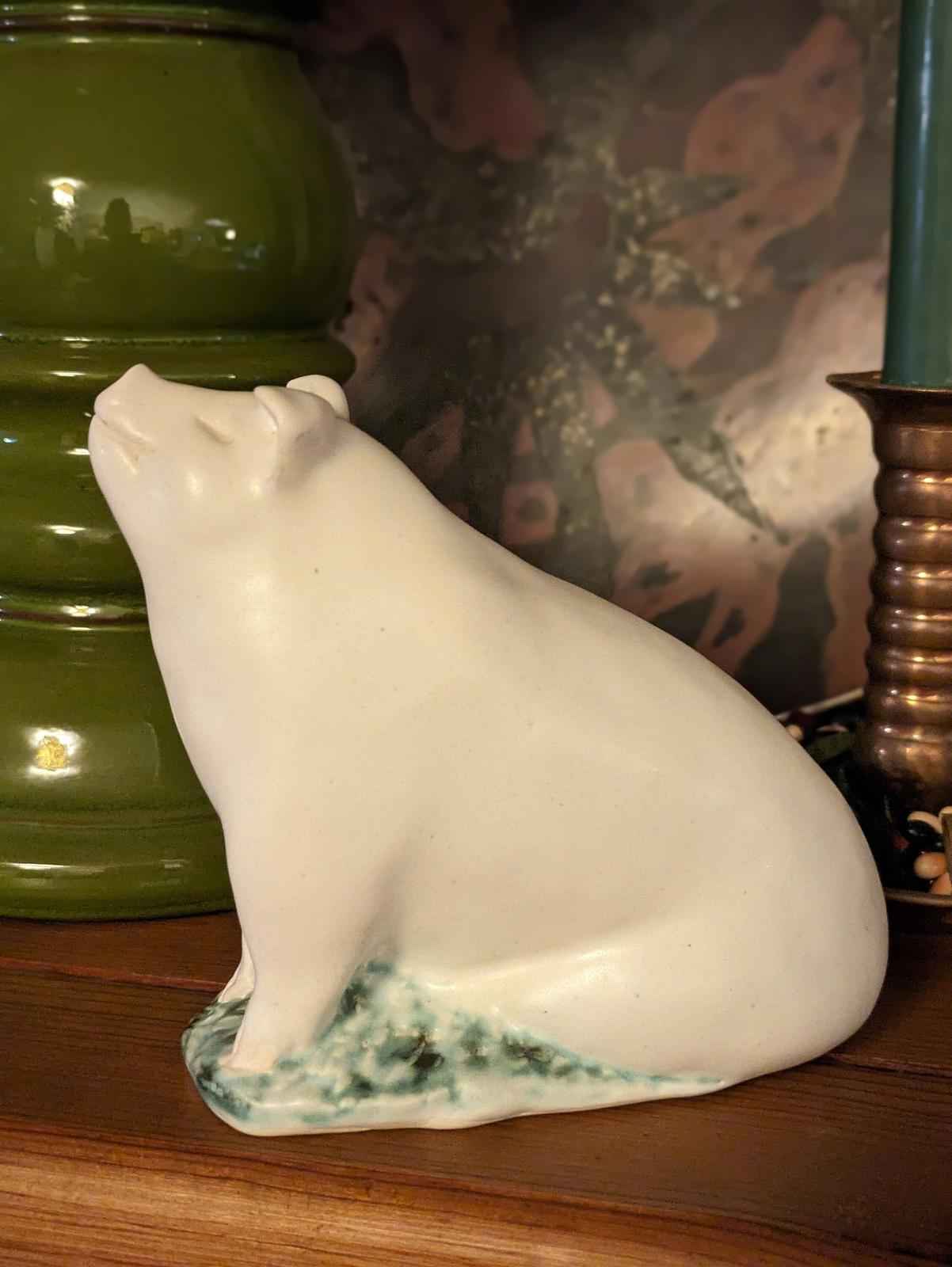 Andersen design studio, mother pig with piglet figurine - Shop Under The Cedar