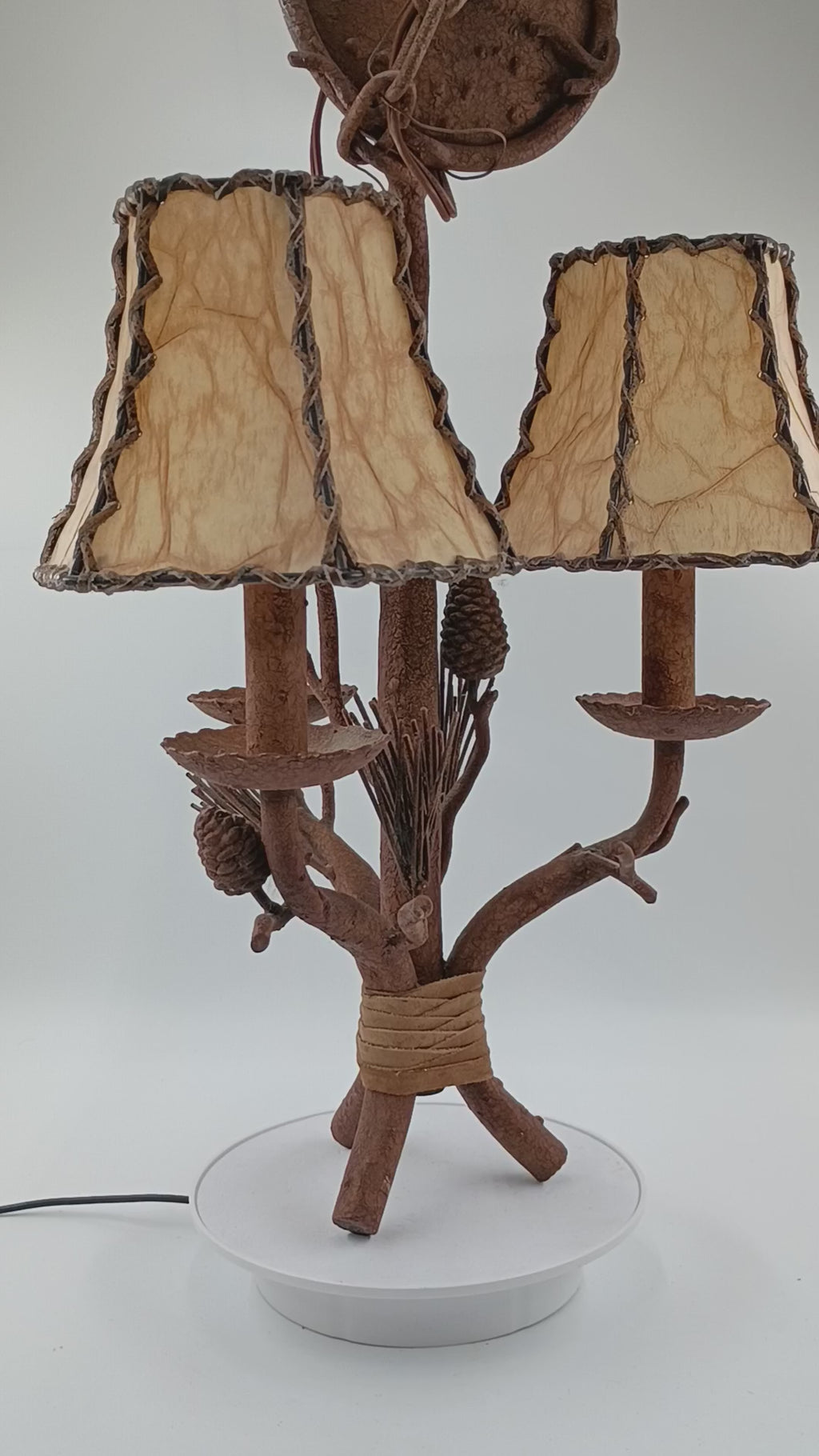 Kalco Lighting Ponderosa 3 Light Chandelier Lodge Lighting