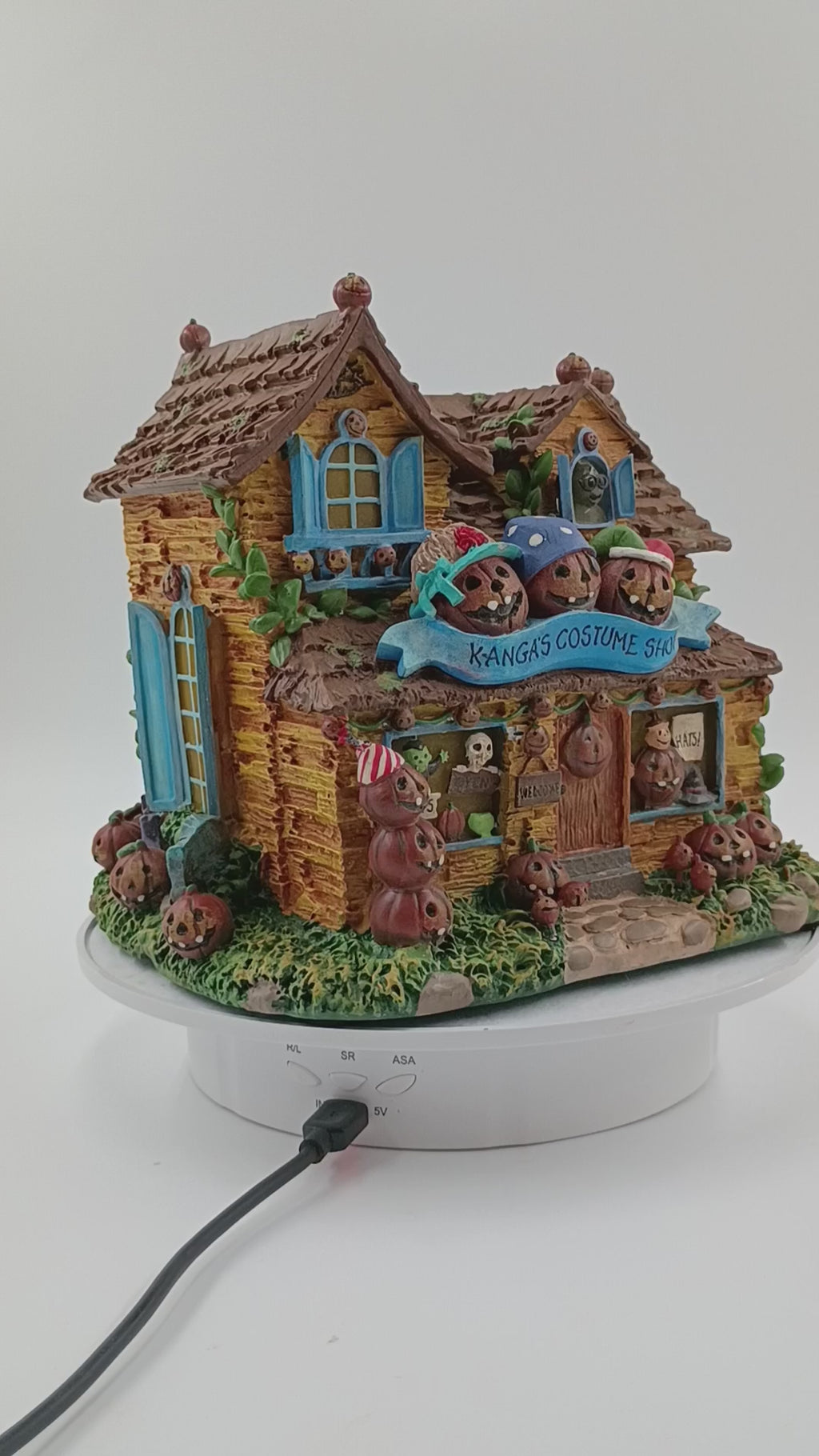 2005 Hawthorne Village Kanga’s Costume Shop Pooh’s Haunted Acre Halloween Lighted Building