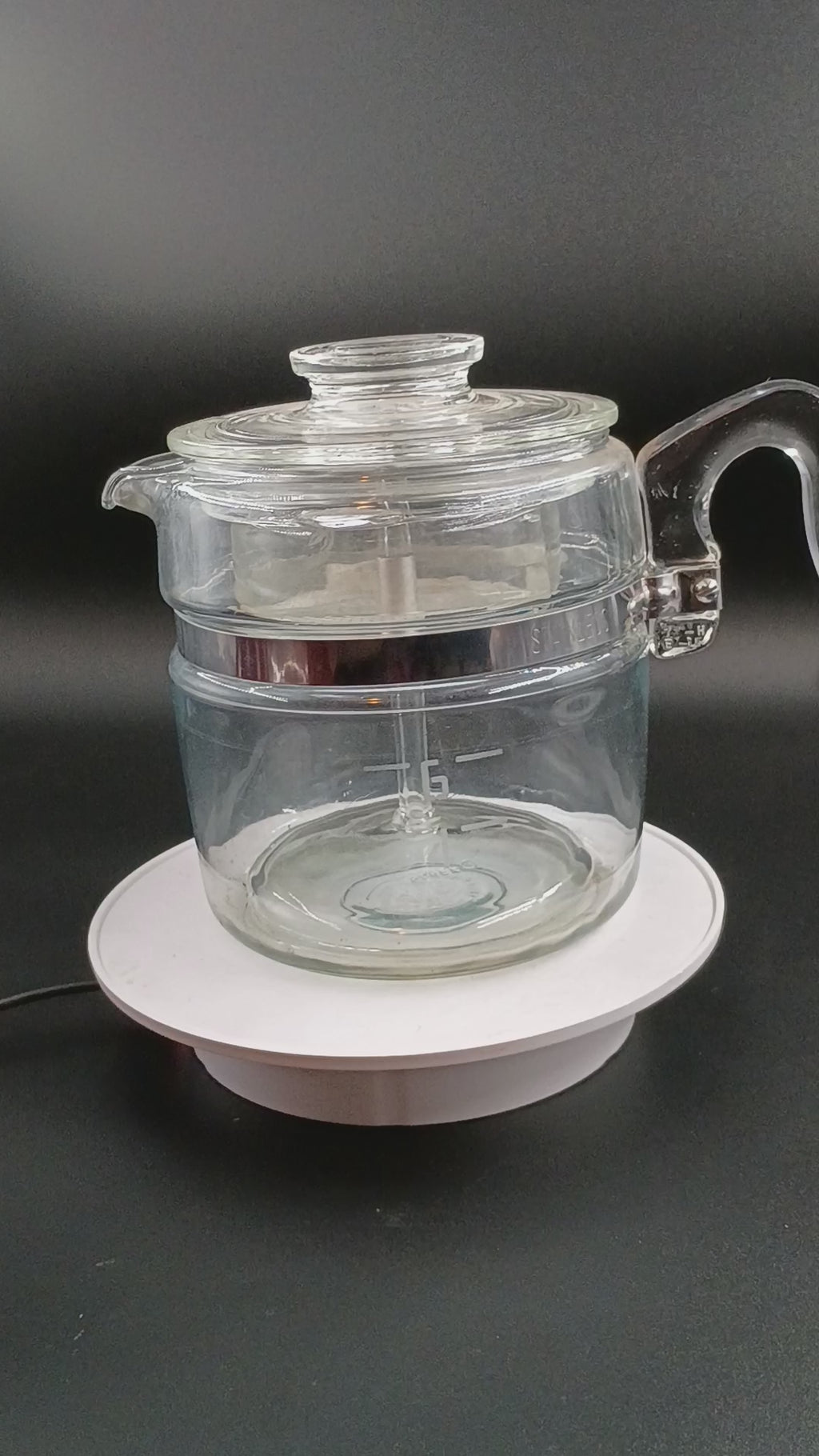Pyrex Flameware Percolator Glass Coffee Pot - Durable and Stylish Brewing Solution