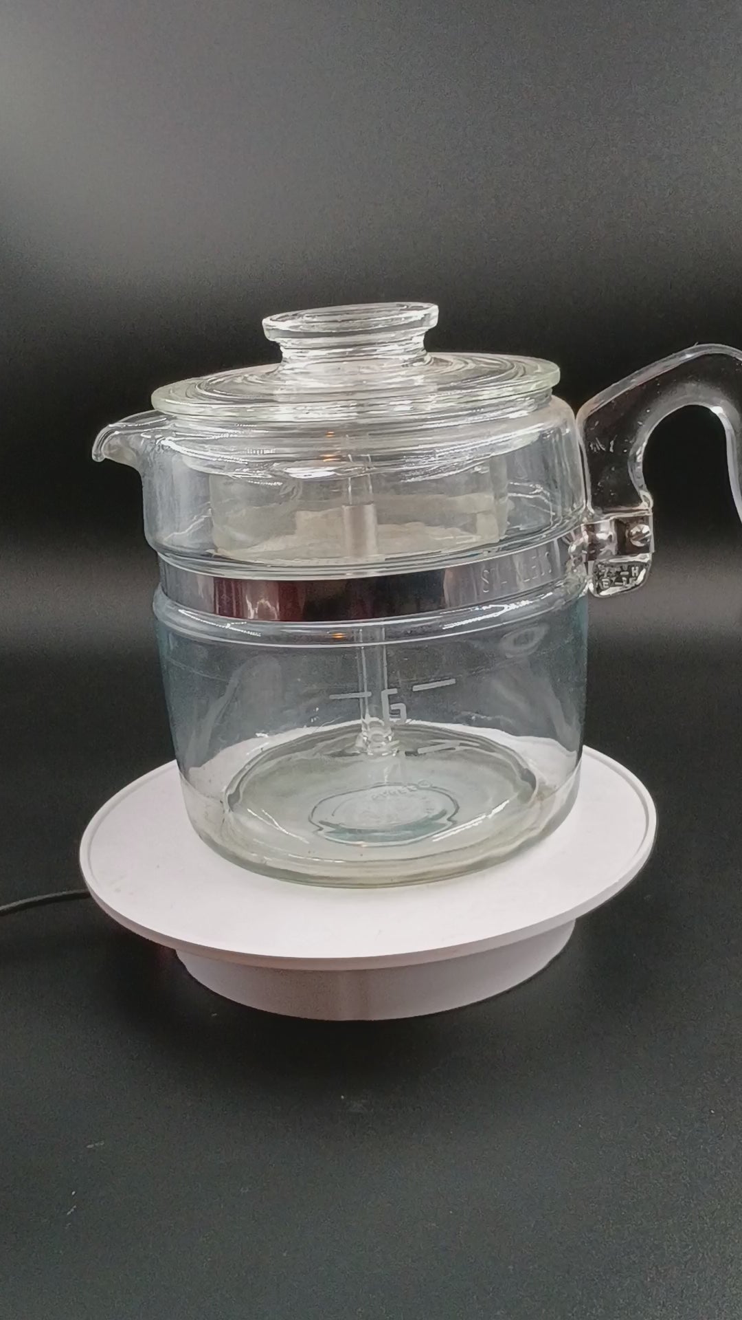 Pyrex Flameware Percolator Glass Coffee Pot - Durable and Stylish Brewing Solution
