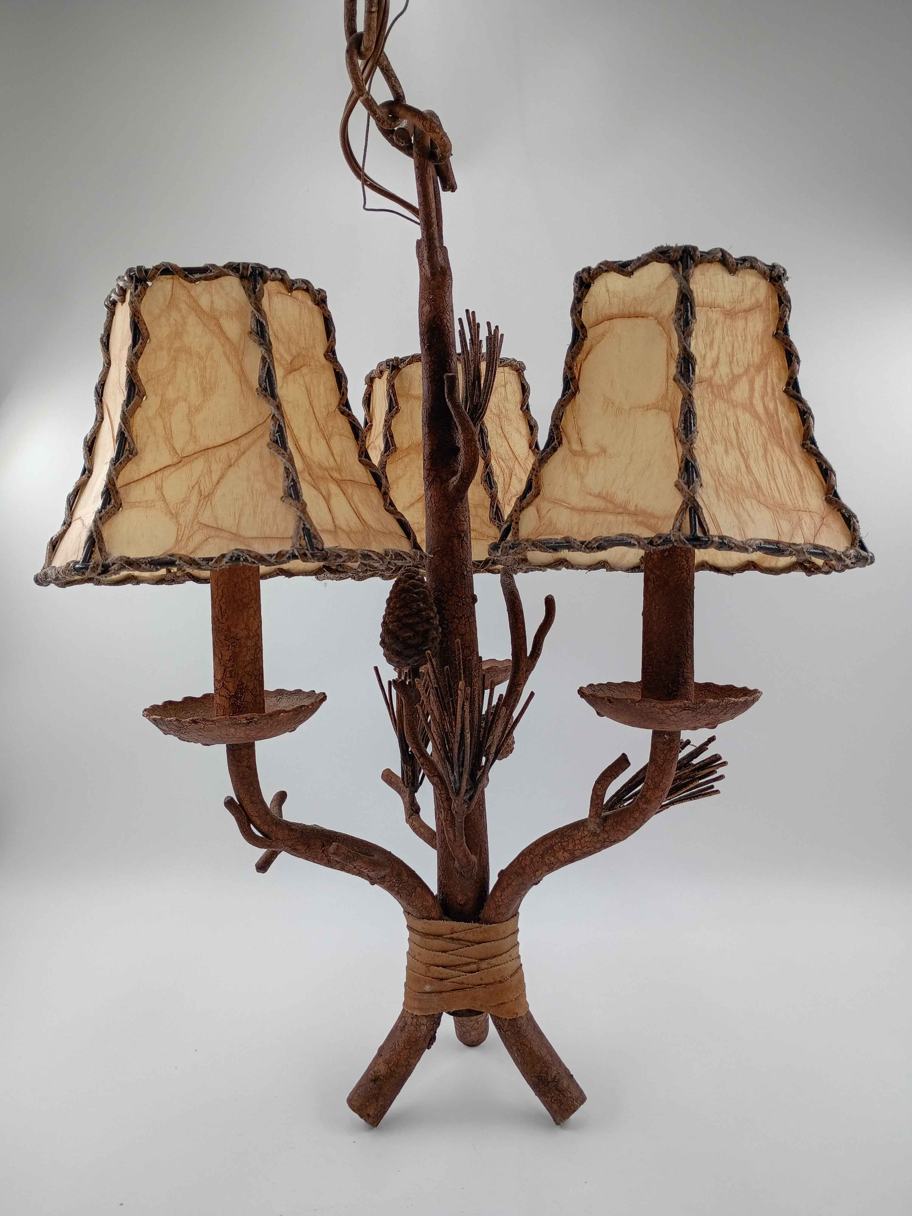 Kalco Lighting Ponderosa 3 Light Chandelier Lodge Lighting - Shop Under The Cedar