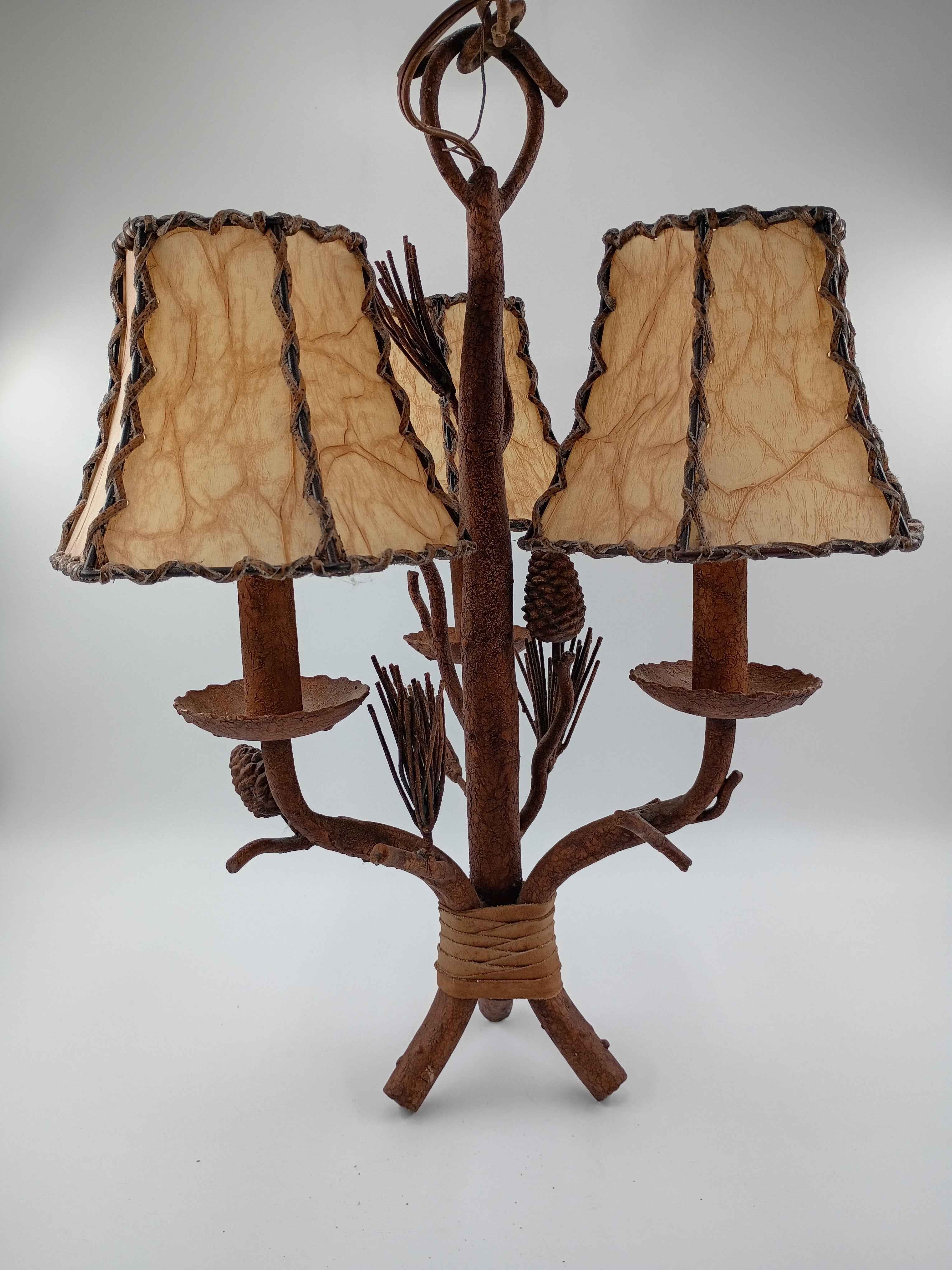 Kalco Lighting Ponderosa 3 Light Chandelier Lodge Lighting - Shop Under The Cedar