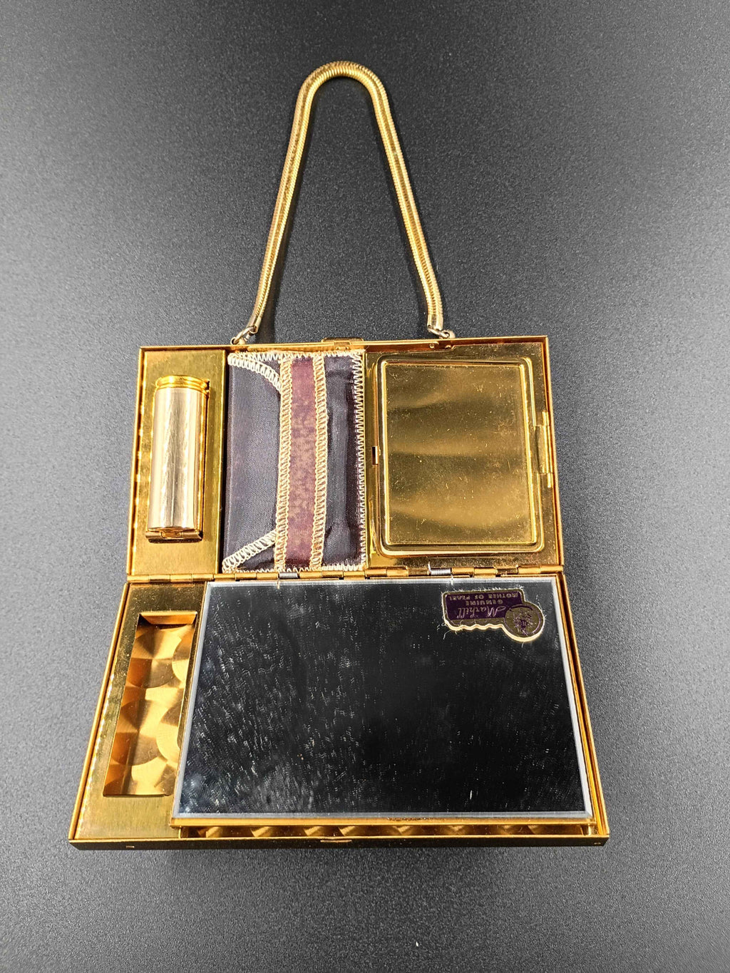 Art Deco Marhill 50s Mother of Pearl Compact Clutch. 3in x 5.5in - Shop Under The Cedar