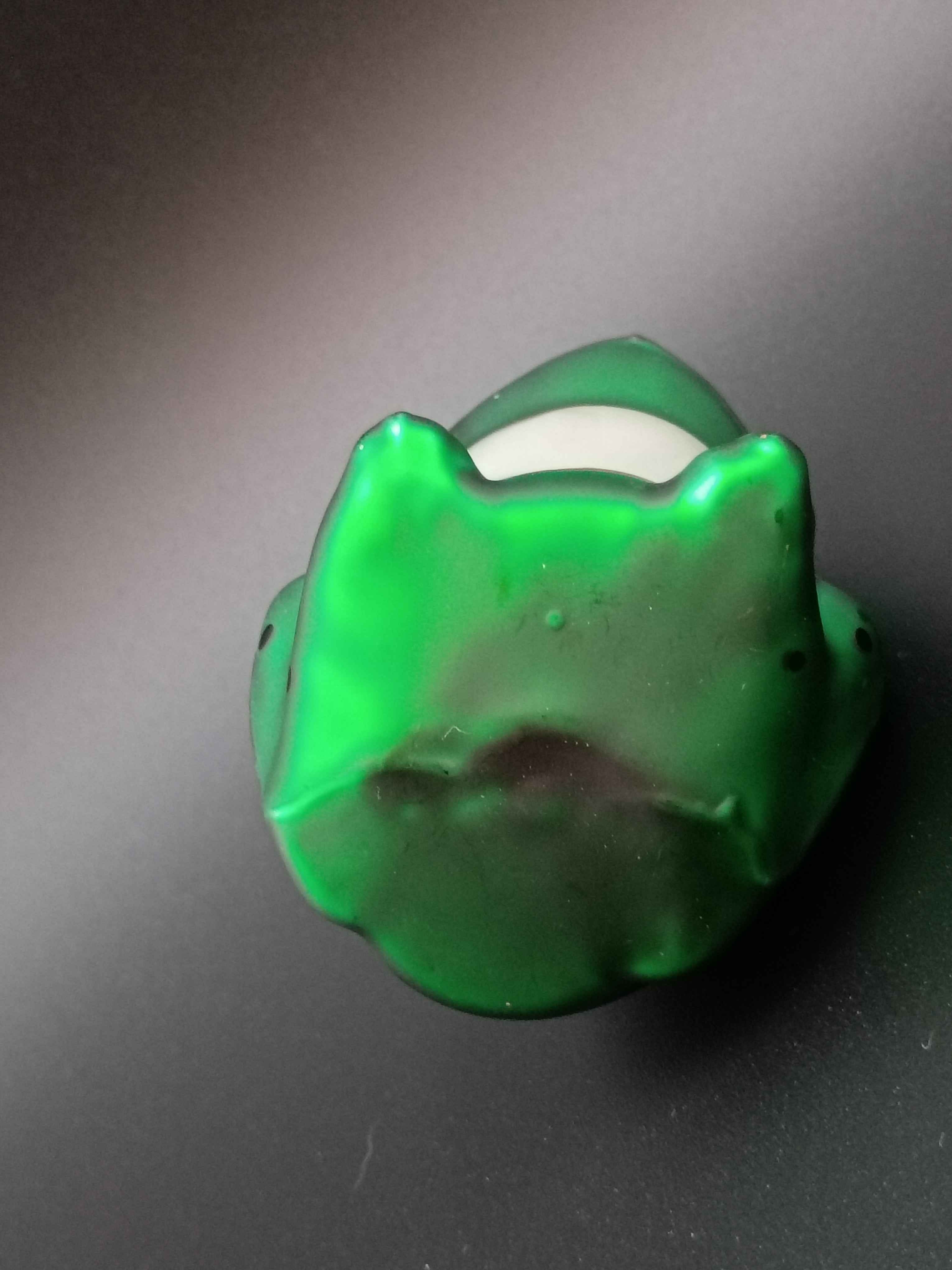 Rare Vtg Silvestri Frog Prince & Princess Blown Glass Christmas Ornament