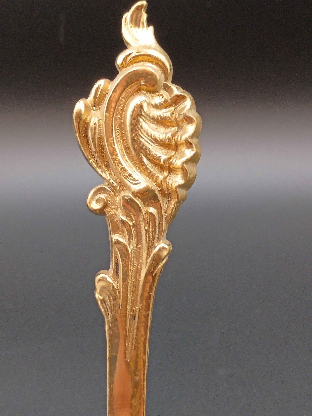 Antique German Brass Leaf Drapery Curtain Tieback Holdback Hooks, Four - Shop Under The Cedar