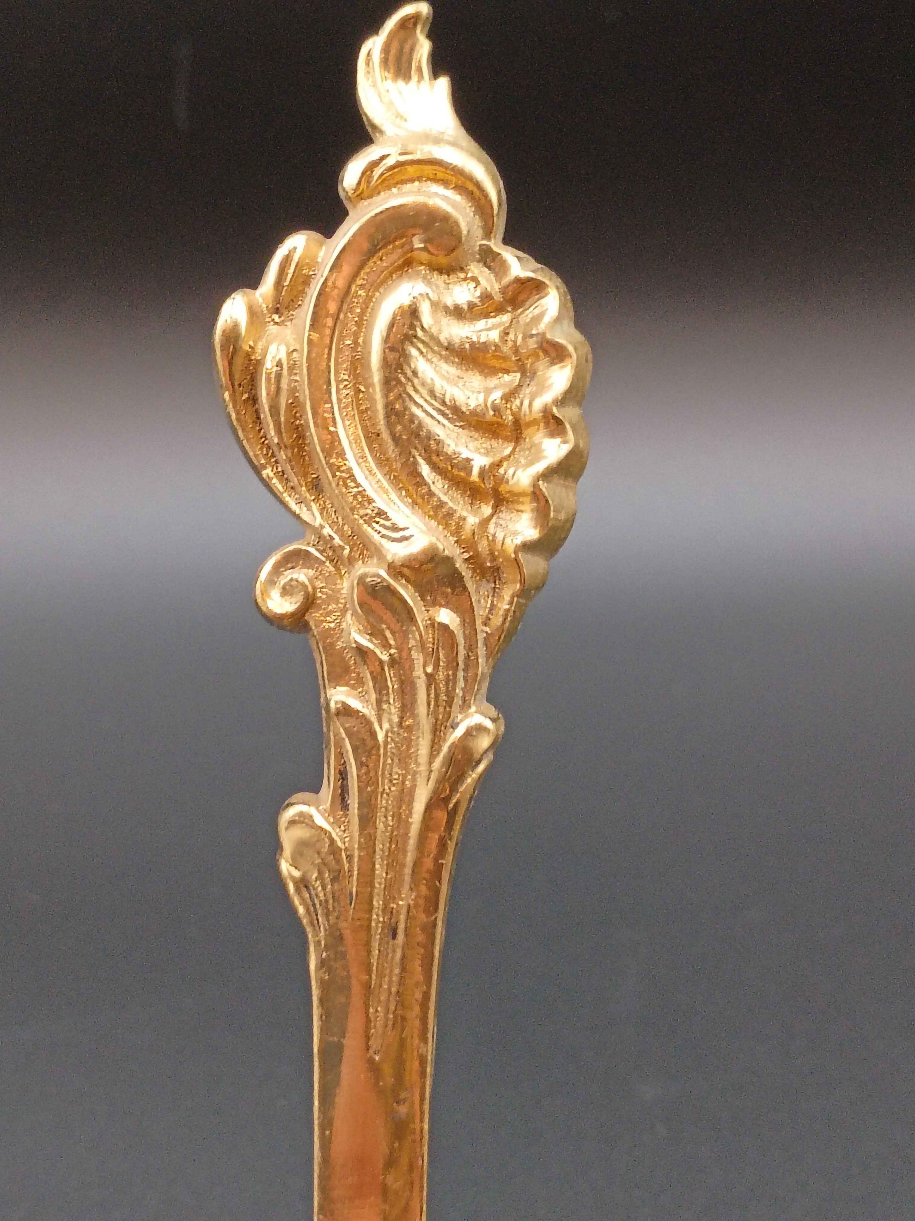 Antique German Brass Leaf Drapery Curtain Tieback Holdback Hooks, Four - Shop Under The Cedar