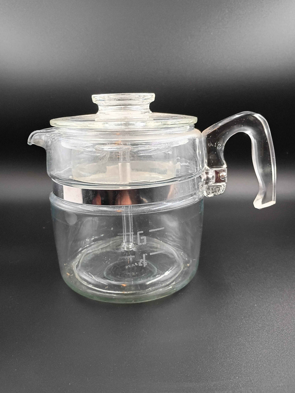 Pyrex Flameware Percolator Glass Coffee Pot - Durable and Stylish Brewing Solution