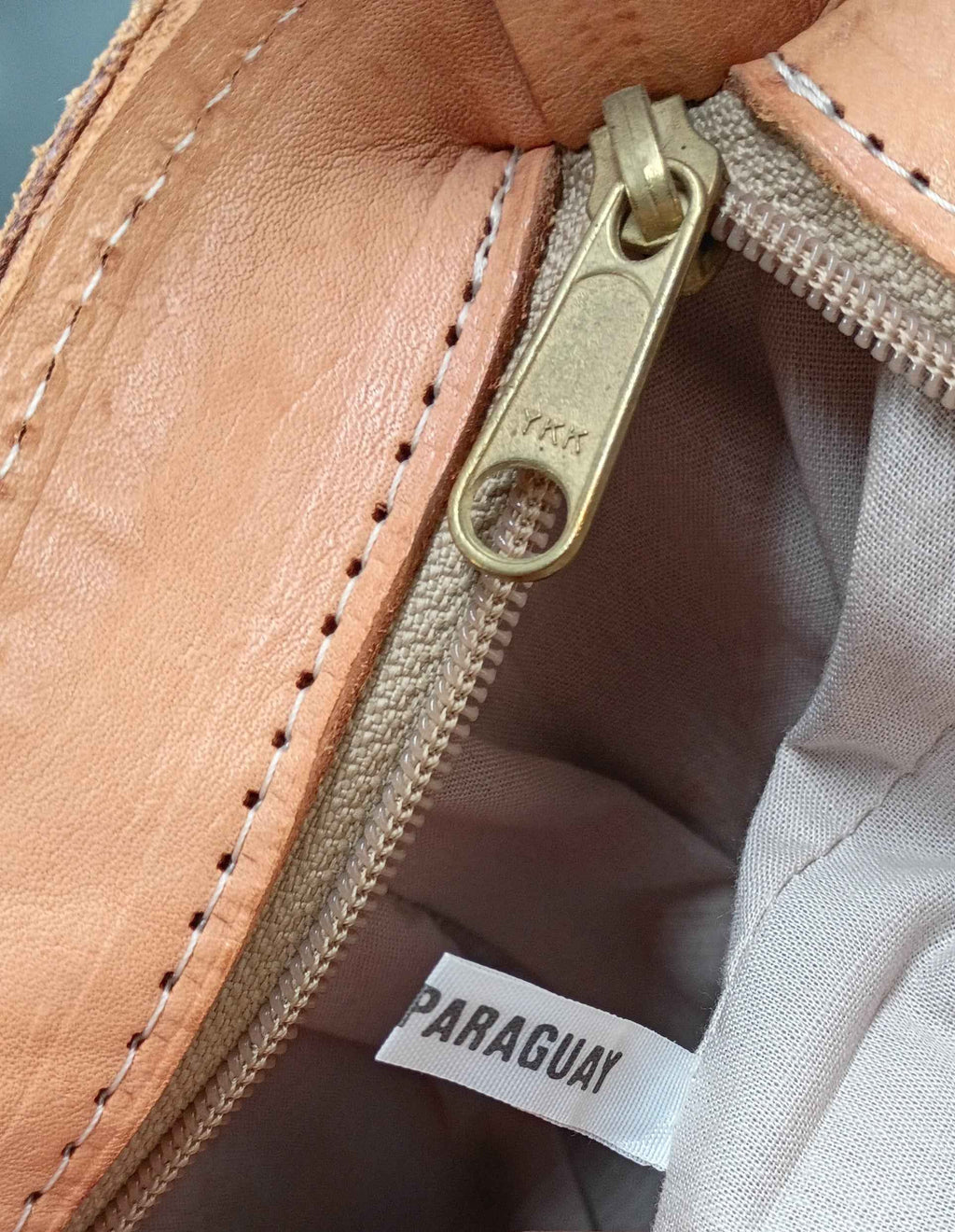 Oversized Leather Tote Bag made in Paraguay - Shop Under The Cedar