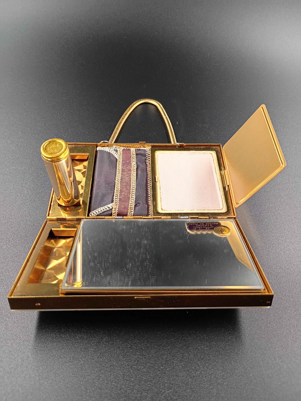 Art Deco Marhill 50s Mother of Pearl Compact Clutch. 3in x 5.5in - Shop Under The Cedar