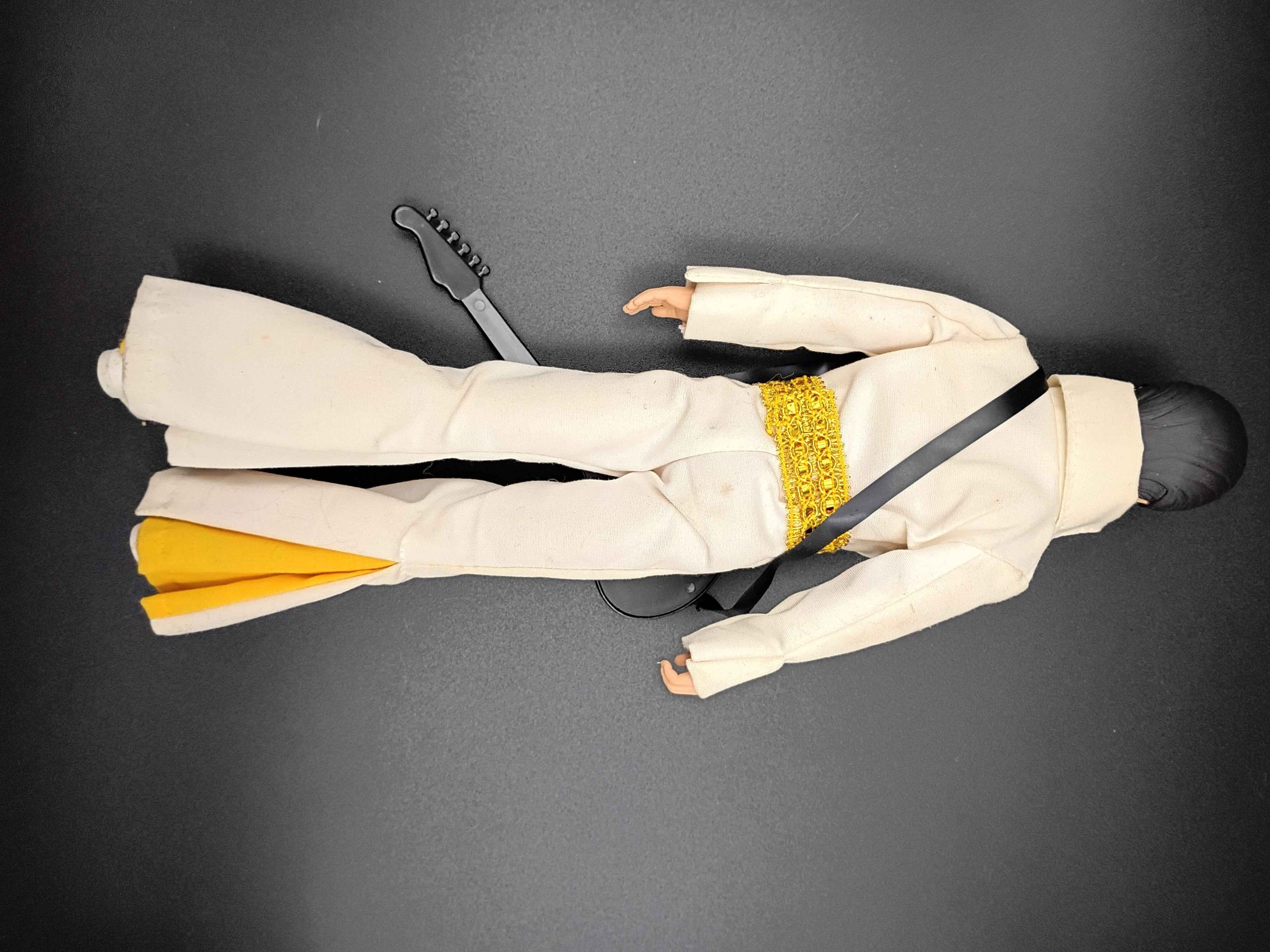 Vintage 1984 Elvis Presley Doll Eugene "WHITE OUTFIT" For Graceland, 12in tall