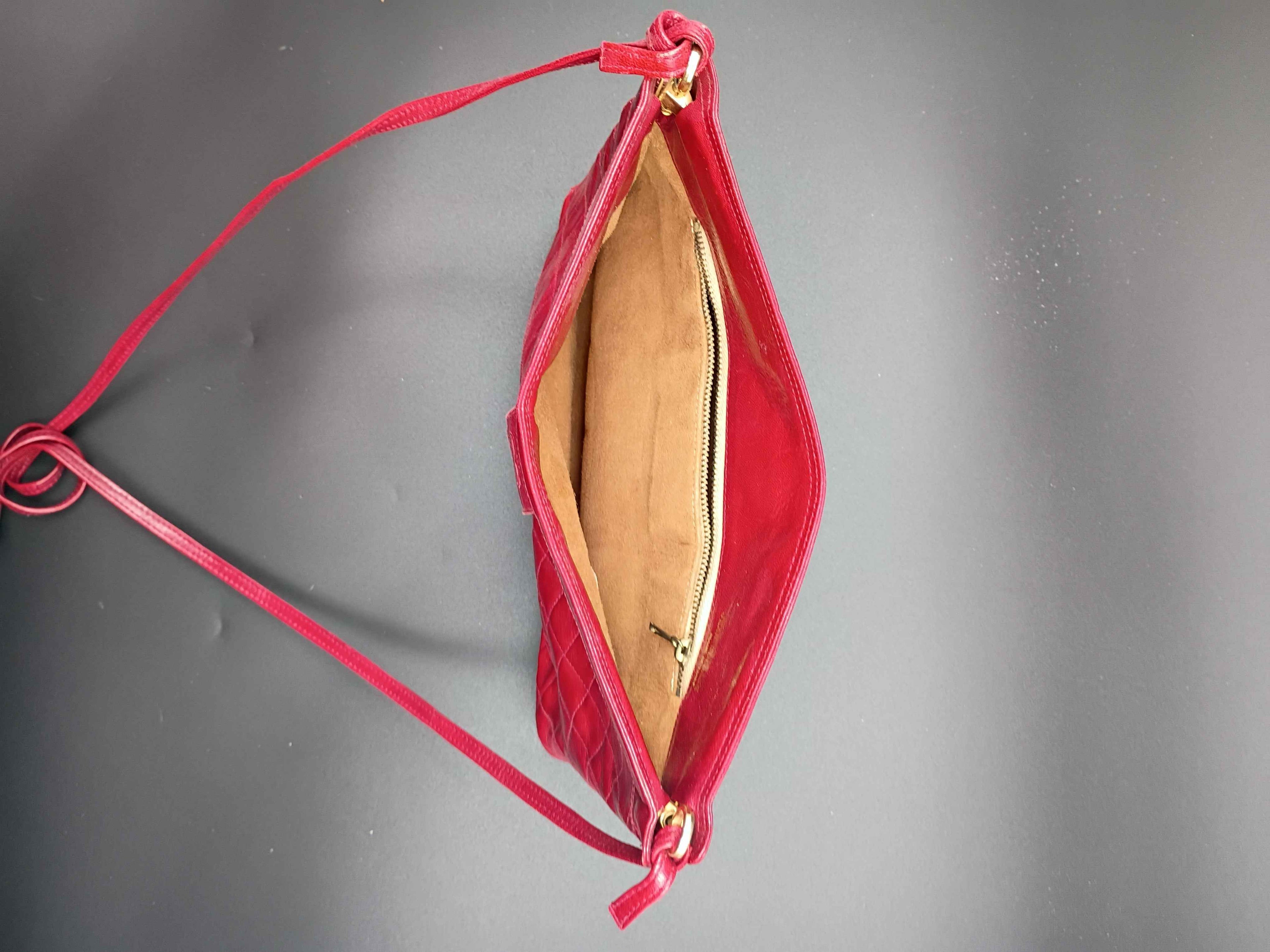 Vintage Jean Collage Leather Shoulder Bag Made in Italy - Shop Under The Cedar