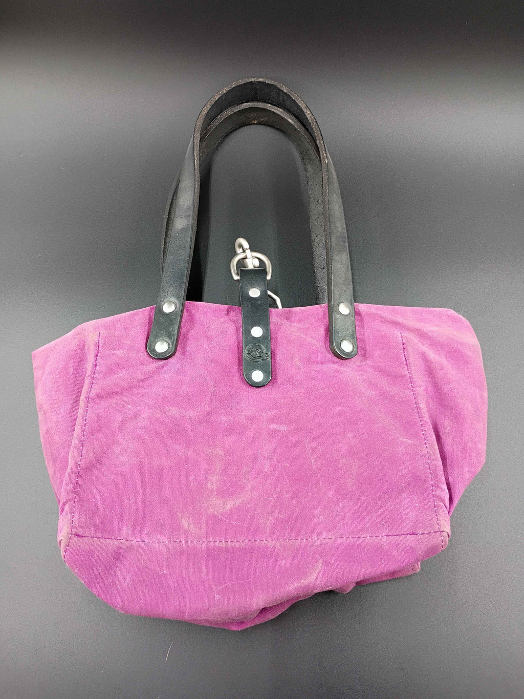 Waxed Canvas Bucket Bag with Pocket, Blue Springs Craft, Florida - Shop Under The Cedar