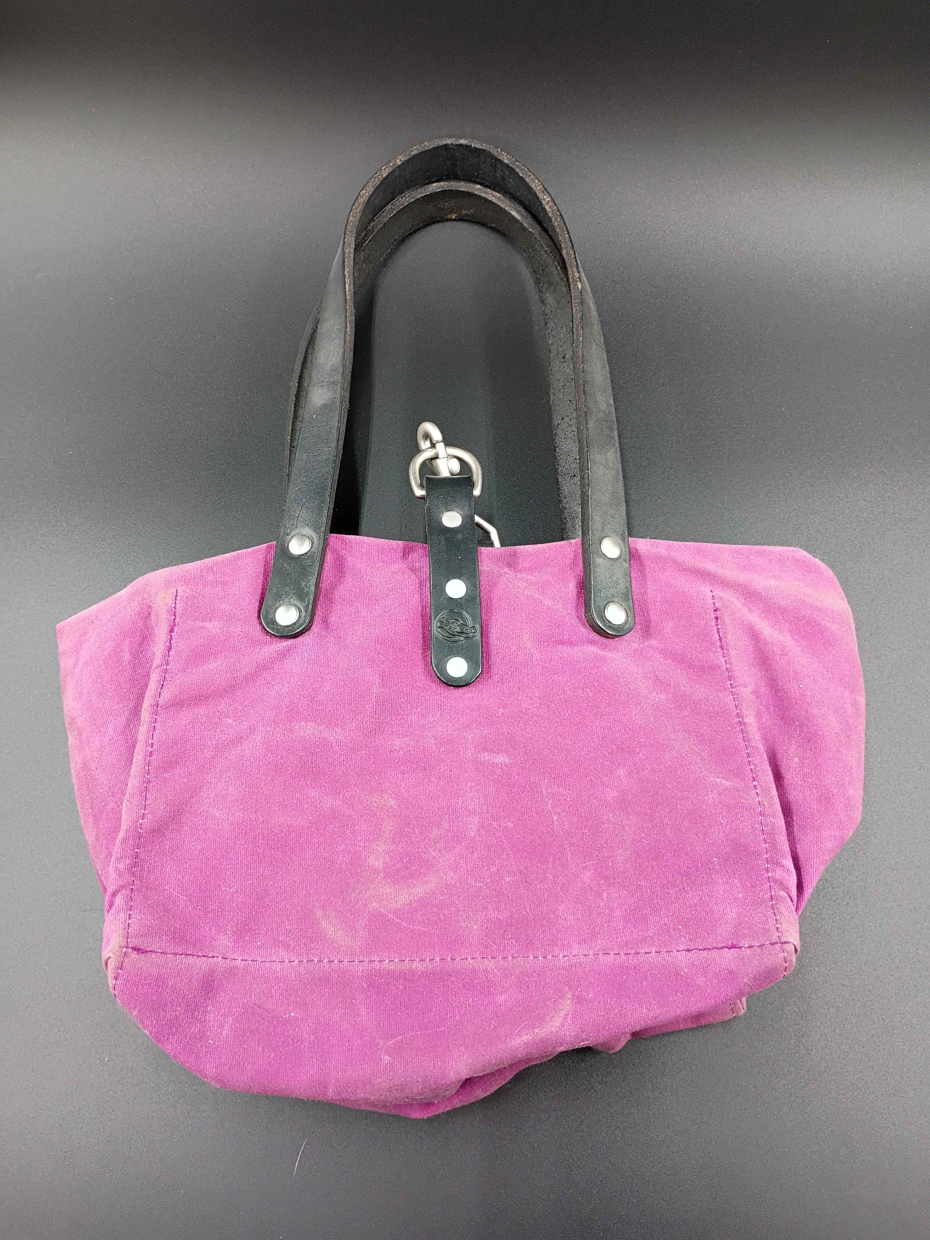 Waxed Canvas Bucket Bag with Pocket, Blue Springs Craft, Florida - Shop Under The Cedar