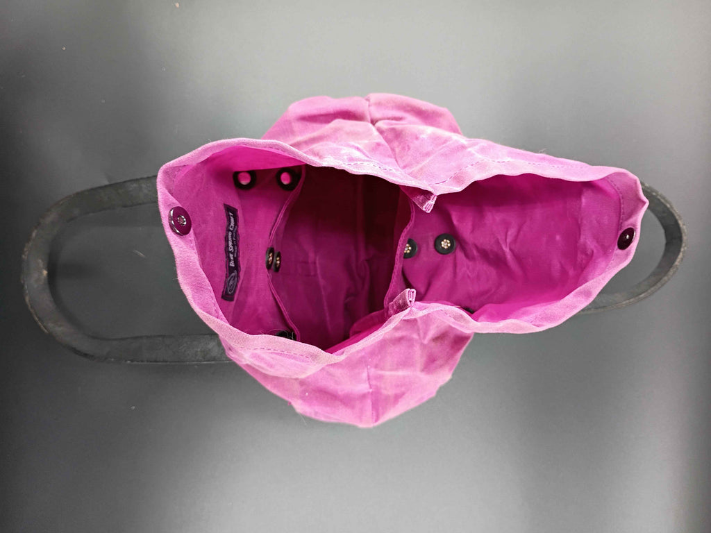 Waxed Canvas Bucket Bag with Pocket, Blue Springs Craft, Florida - Shop Under The Cedar