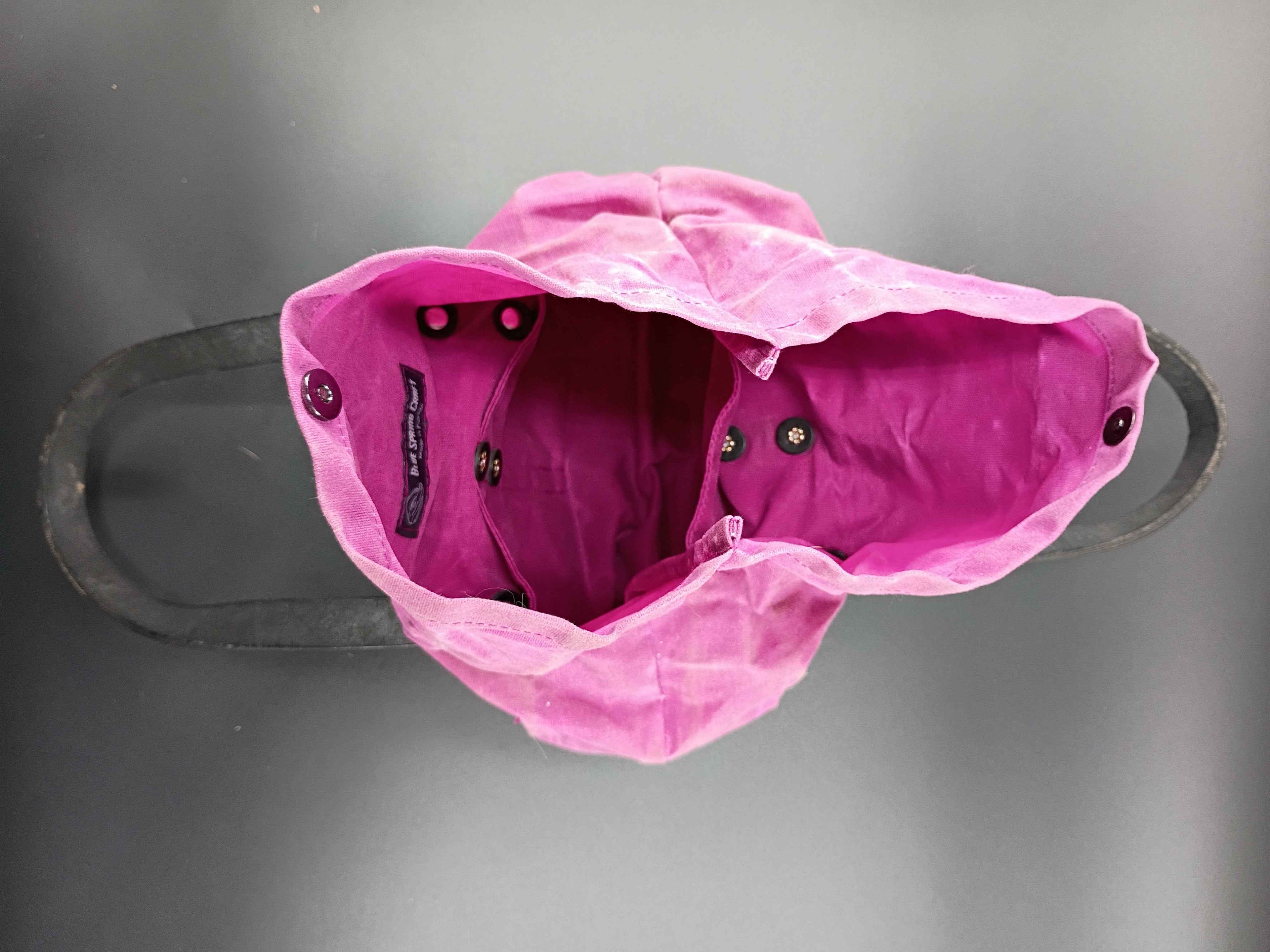 Waxed Canvas Bucket Bag with Pocket, Blue Springs Craft, Florida - Shop Under The Cedar