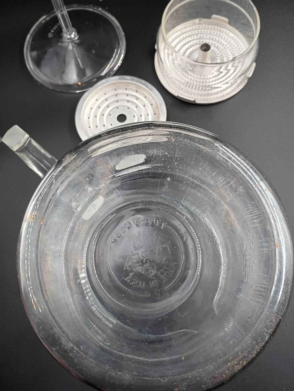 Pyrex Flameware Percolator Glass Coffee Pot - Durable and Stylish Brewing Solution